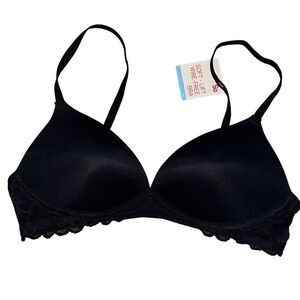 *New* SO Intimates  Size 34C Black Soft Lift Wire-Free Adjustable Bra